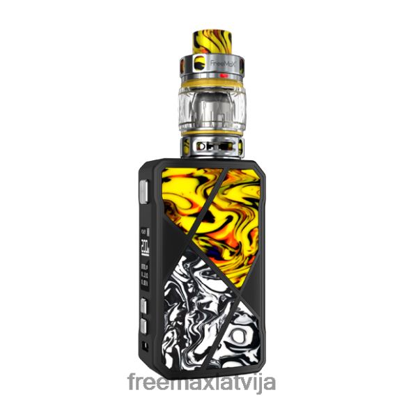 Best FreeMAX Vape - FreeMAX MAXUS 200w komplekts DVXJ0810 dzelteni melns