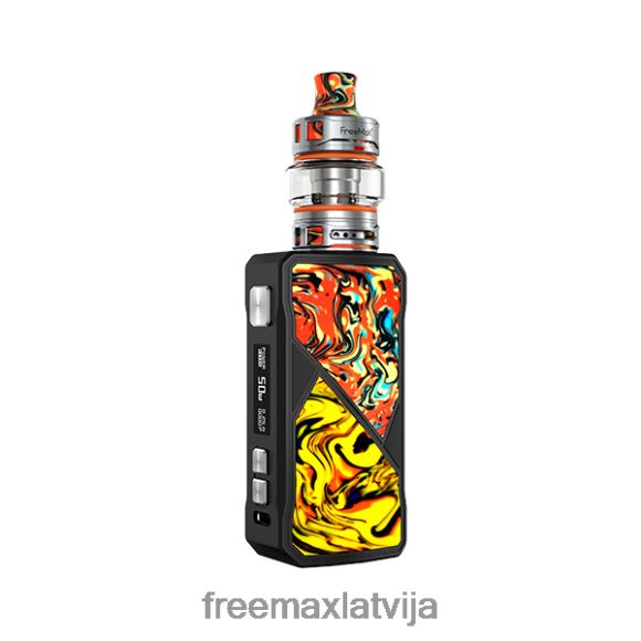 Best FreeMAX Vape - FreeMAX MAXUS 50w komplekts DVXJ0870 oranži dzeltens